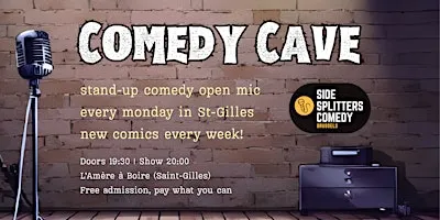 Comedy Cave – Brussels’ FREE Underground English Comedy Nights