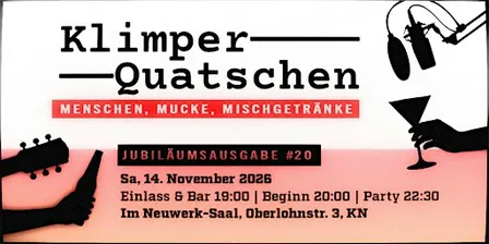 Klimperquatschen #20 im Neuwerk Saal