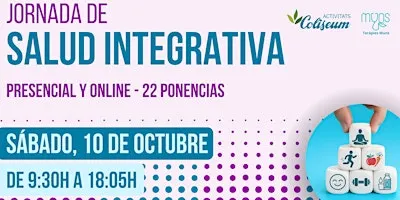 1a Jornada de Salud Integrativa Coliseum-Terapies Muns. 22 ponencias.