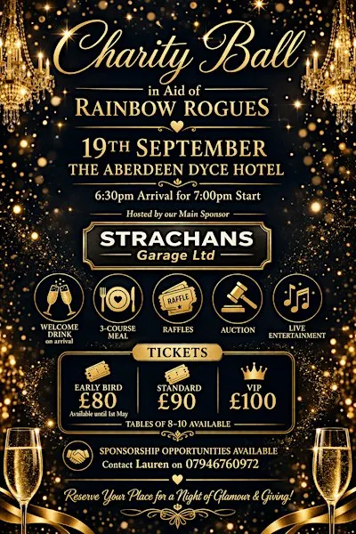 Charity Ball in Aid of Rainbow Rogues
