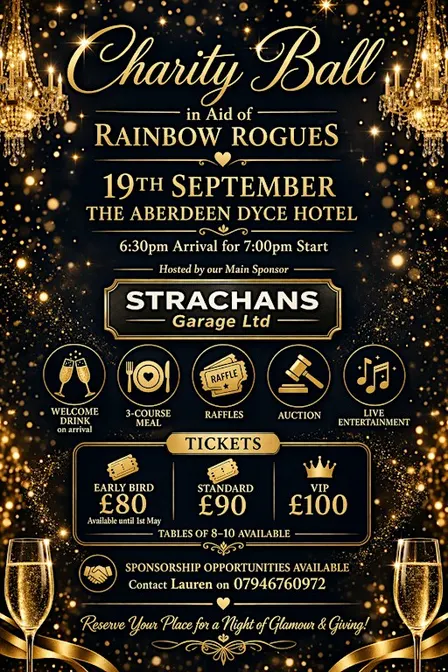 Charity Ball in Aid of Rainbow Rogues