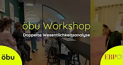 öbu-Workshop: Wie erstelle ich eine doppelte Wesentlichkeitsanalyse?