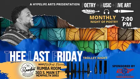 Thee Last Friday: A night of music and poetry