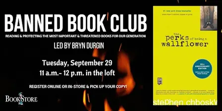 Banned Book Club: "Perks of Being a Wallflower" by Stephen Chbosky