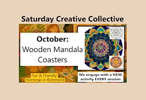 Saturday Art & Craft OCT - Wooden Mandala Coasters