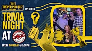 The Proper Pub Quiz at The Marion Hotel | Trivia Night