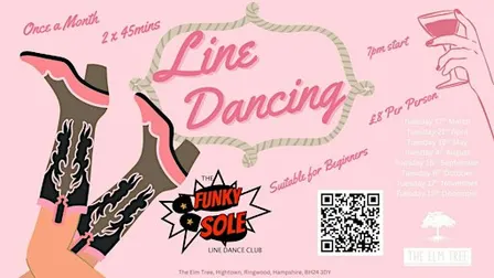 Line Dancing - Tuesday 15th September  at The Elm Tree Tithe Barn.