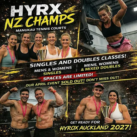 HYRX NZ CHAMPS | Singles & Doubles
