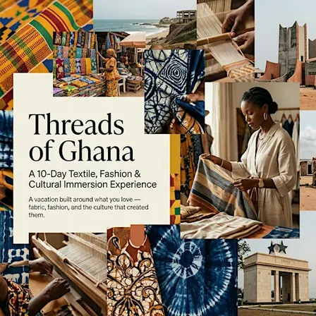 Threads Of Ghana-A 10-Day Textile, Fashion & Cultural Immersion Experience