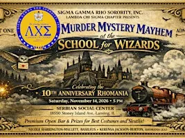 Murder Mystery Mayhem at the School for Wizards - 10th Annual Rhomania