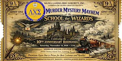 Murder Mystery Mayhem at the School for Wizards - 10th Annual Rhomania