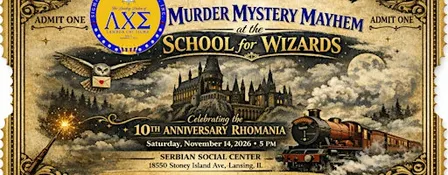 Murder Mystery Mayhem at the School for Wizards - 10th Annual Rhomania