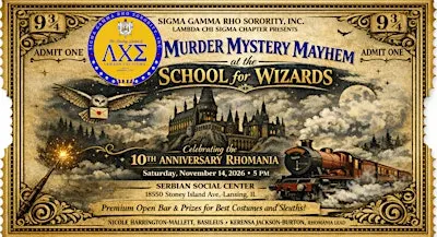 Murder Mystery Mayhem at the School for Wizards - 10th Annual Rhomania