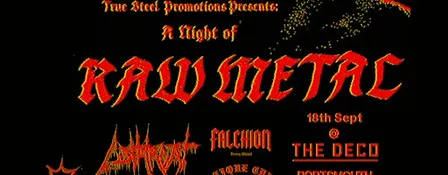 A night of RAW METAL - Portsmouth - 18.09.26