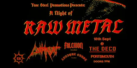 A night of RAW METAL - Portsmouth - 18.09.26