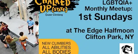 Chalked Up(state) Queer Climbing: 1st Sundays in Clifton Park