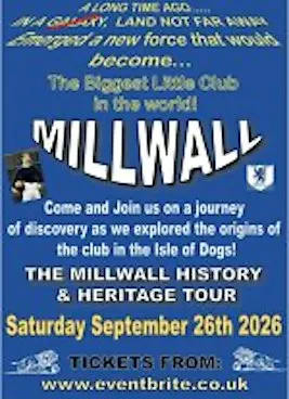 Millwall FC History and Heritage Tour - The First 25 Years (1885-1910)