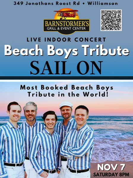 Barnstormer’s Presents The Beach Boys Tribute *SAIL ON!*