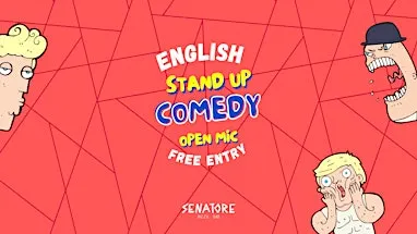 ENGLISH STAND-UP COMEDY - OPEN MIC