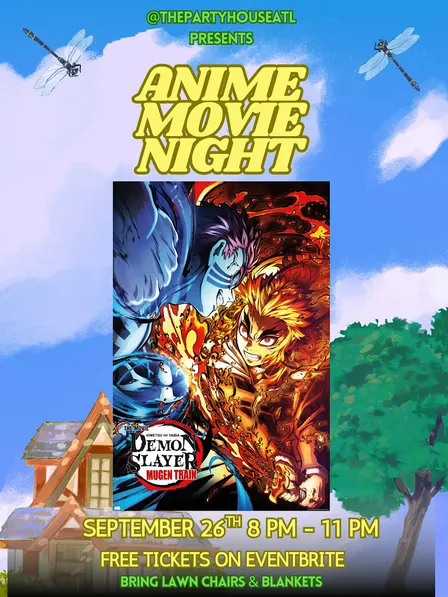 ANIME MOVIE NIGHT ATL - Demon Slayer Mugen Train