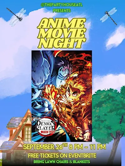 ANIME MOVIE NIGHT ATL - Demon Slayer Mugen Train