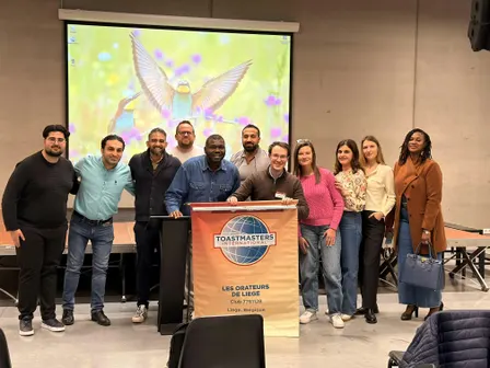 Atelier: Maîtrisez la prise de parole & confiance en soi–Toastmasters Liège