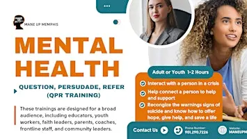 Mental Health QPR Training (Question, Persuade, Refer)