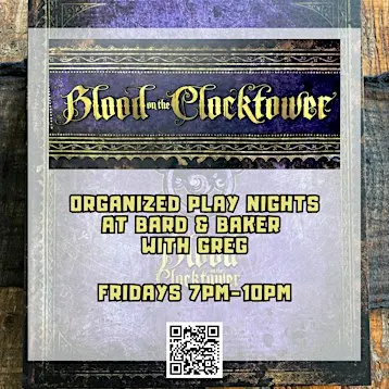 Blood on the Clocktower Organized Play Night at Bard & Baker