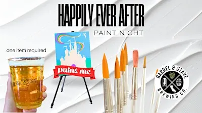 Happily Ever After Comedy Paint Night Disney inspired FRIENDSGIVING EDITION