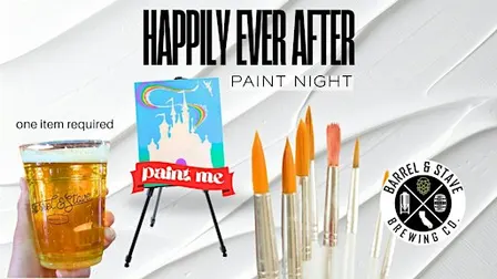 Happily Ever After Comedy Paint Night Disney inspired FRIENDSGIVING EDITION