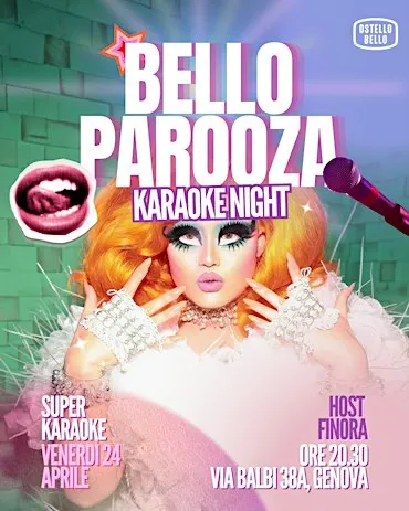BELLOPAROOZA • KARAOKE NIGHT • Ostello Bello Genova