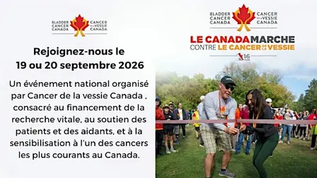 Le Canada marche contre le cancer de la vessie, Quebec City
