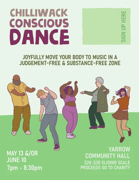 Chilliwack Conscious Dance - Sept 29, Oct 27, Nov 24