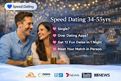 Melbourne Speed Dating for 34–55years Singles Event | Speed Dating Social