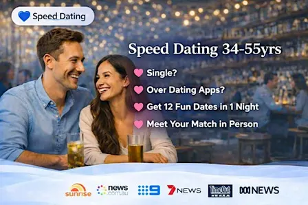 Melbourne Speed Dating for 34–55years Singles Event | Speed Dating Social