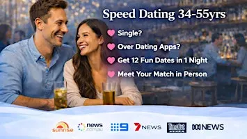 Melbourne Speed Dating Event 34–47yrs Singles Night | Speed Dating Social