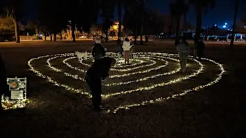 New Moon Nested Hearts Luminous Labyrinth Walk-Tucson