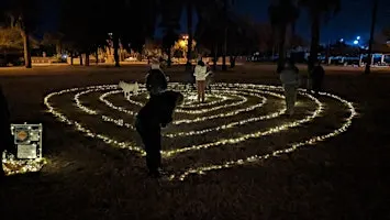 New Moon Nested Hearts Luminous Labyrinth Walk-Tucson