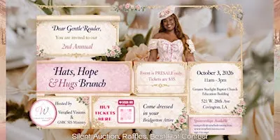 The Triple H Effect: Hats, Hope & Hugs Fundraiser Brunch