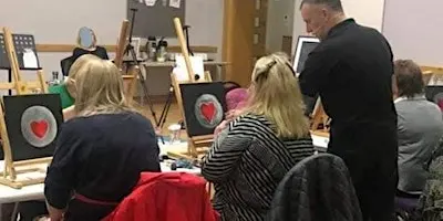 Paint and pour at Hangar 63