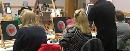 Paint and pour at Hangar 63