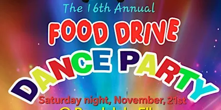 The 16th Annual Food Drive Dance Party