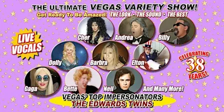 THE ULTIMATE VEGAS VARIETY SHOW THE EDWARDS TWINS