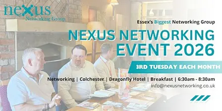 Business Networking - Colchester - Breakfast - Dragonfly Hotel