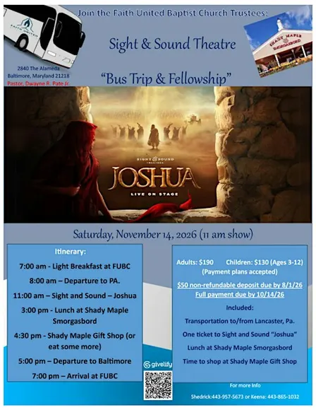 Sight & Sound Theater Joshua