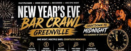 New Years Eve Bar Crawl - Greenville