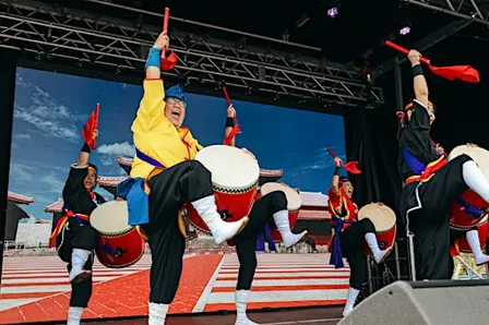 DEN ~Kokoro wo Komete~: RMD MA Okinawan Drumming Performance