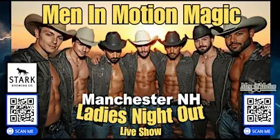Men in Motion Ladies Night Out {Early Price} Manchester NH (18+) FULL MENU!