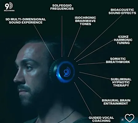 9D Breathwork - Immersive soundscapes and nervous system regulation.