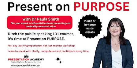 Public Speaking - Business Presentation Skills Perth - with Dr Paula Smith